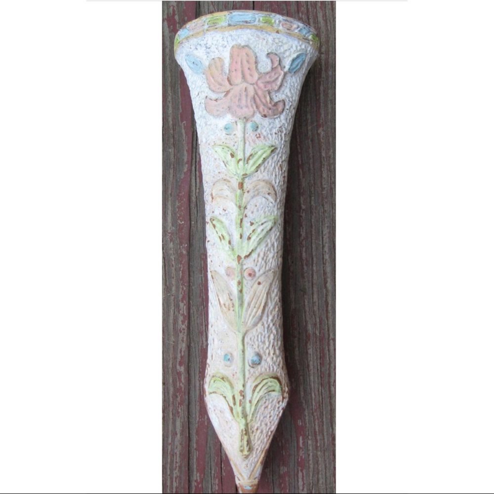 Art Deco Wall Pocket Wall Vase Japan